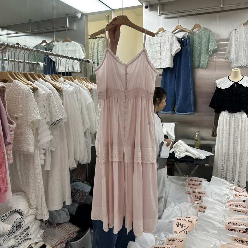 CORNER韓國㊣直郵東大門代購女裝新款休閑熱賣25春夏連衣裙CORNER.302連衣裙