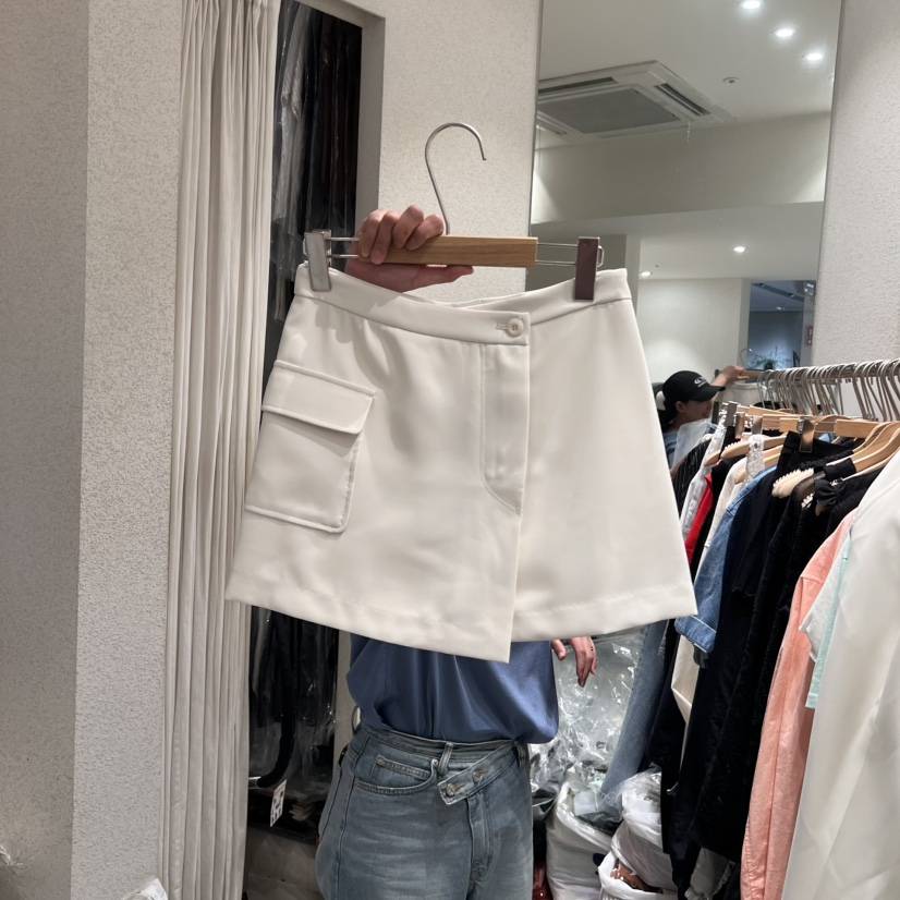 SSEMIENNE韓國直郵㊣女裝新品時尚熱賣人氣25春夏休閑推薦短裙SSEMIENNE短裙