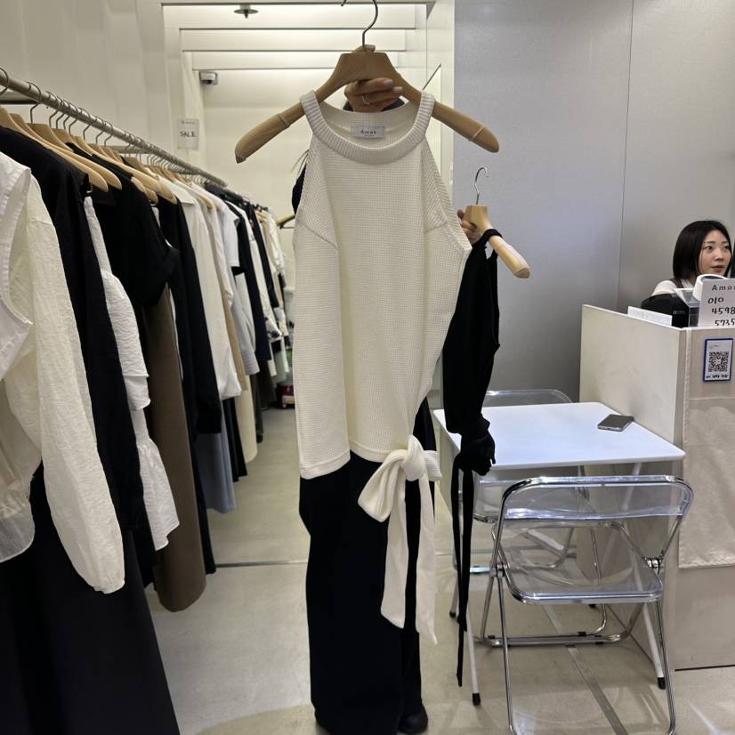 AMON直郵韓國代購㊣女裝新品熱賣推薦休閑人氣時尚吊帶背心AMON吊帶/背心
