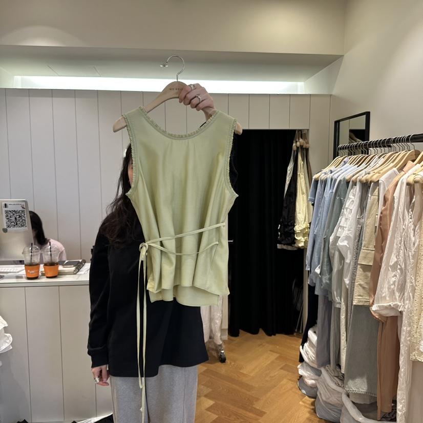 ARC韓國直郵㊣東大門實拍女裝新品推薦休閑時尚25春夏吊帶背心ARC EN CIEL吊帶/背心