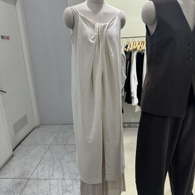 VIVEL韓國㊣直郵東大門代購女裝新款25春夏推薦時尚連衣裙亞麻VIVEL連衣裙