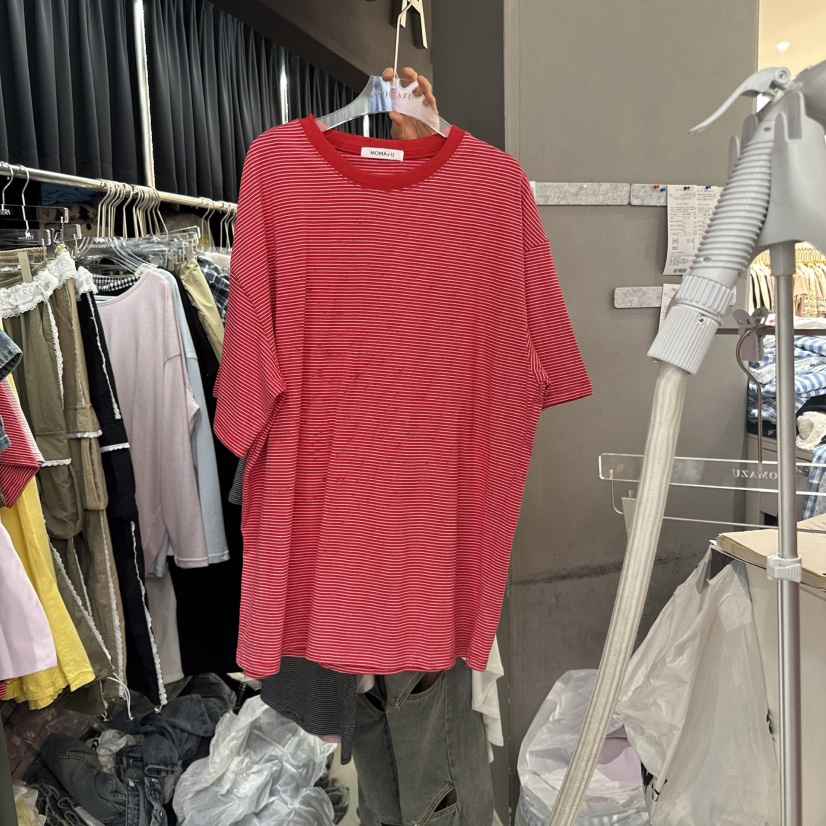 MOMAZU直郵韓國代購㊣女裝新品人氣25春夏熱賣時尚推薦休閑T恤MOMAZUT恤