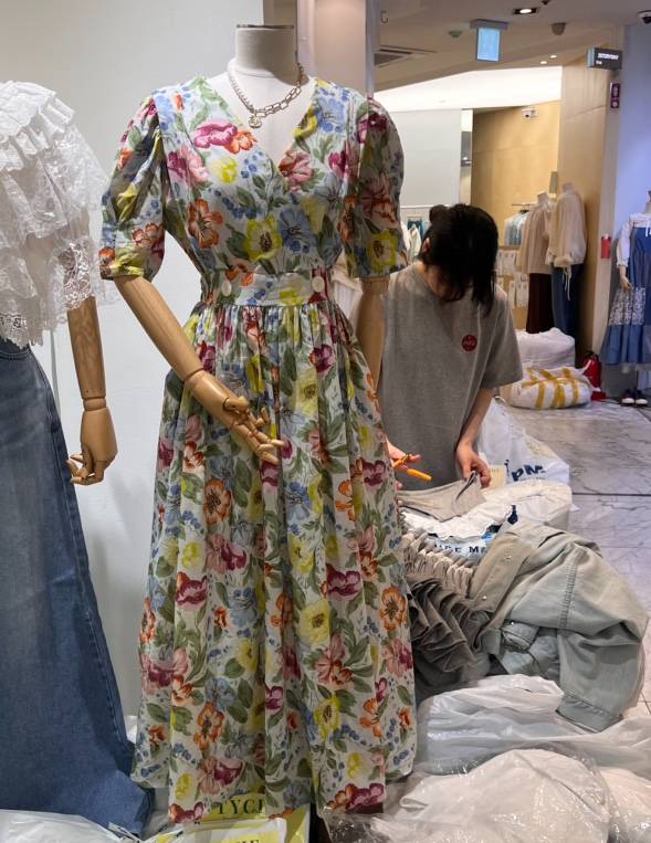 TYCHE直郵韓國代購㊣女裝新款推薦熱賣人氣時尚25春夏連衣裙TYCHE連衣裙