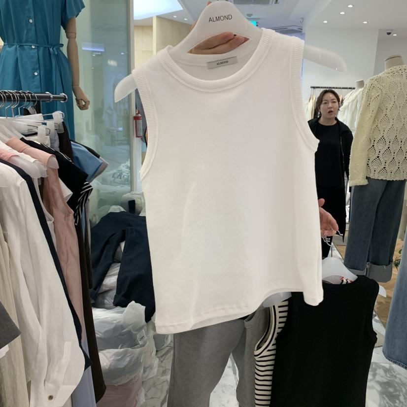 ALMOND韓國直郵㊣東大門實拍女裝新品推薦25春夏熱賣吊帶背心ALMOND吊帶/背心