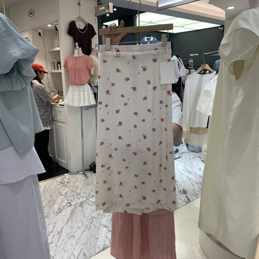 FRILL韓國㊣直郵東大門代購女裝新品熱賣推薦休閑半身裙中短裙FRILL半身裙/中短裙