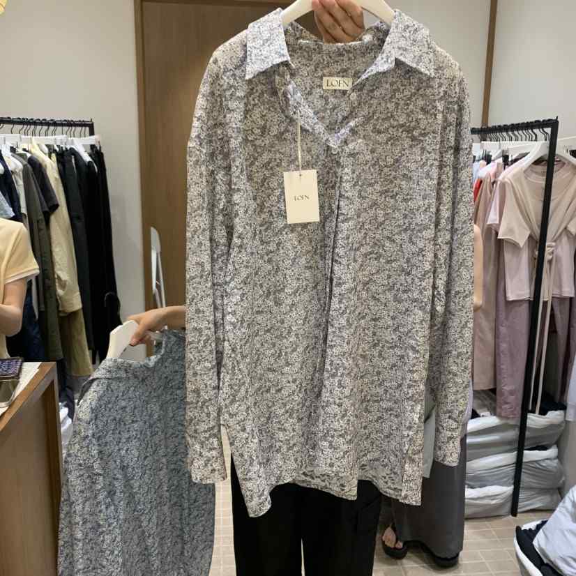 LOFN韓國直郵㊣東大門實拍女裝新款25春夏時尚推薦襯衫蕾絲衫LOFN襯衫/蕾絲衫