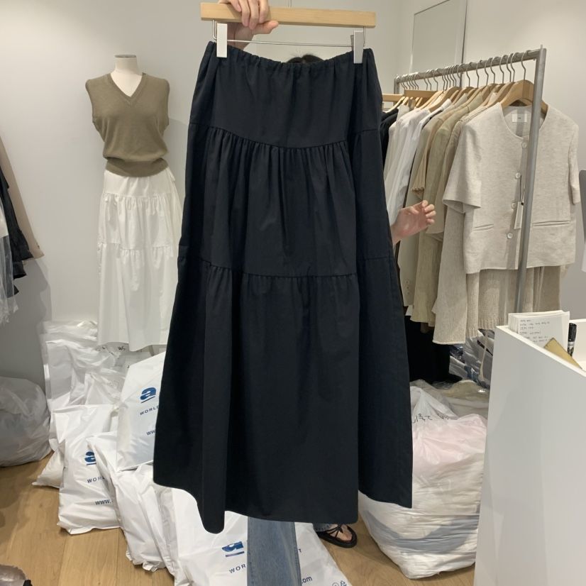 OUR-A直郵韓國代購㊣女裝新品人氣推薦熱賣休閑25春夏長裙OUR-A長裙