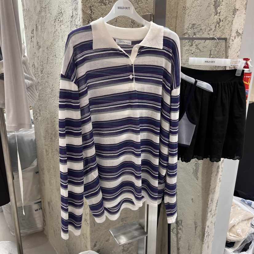 SOLD OUT直郵韓國代購㊣女裝新品人氣推薦25春夏熱賣針織衫SOLD OUT針織衫