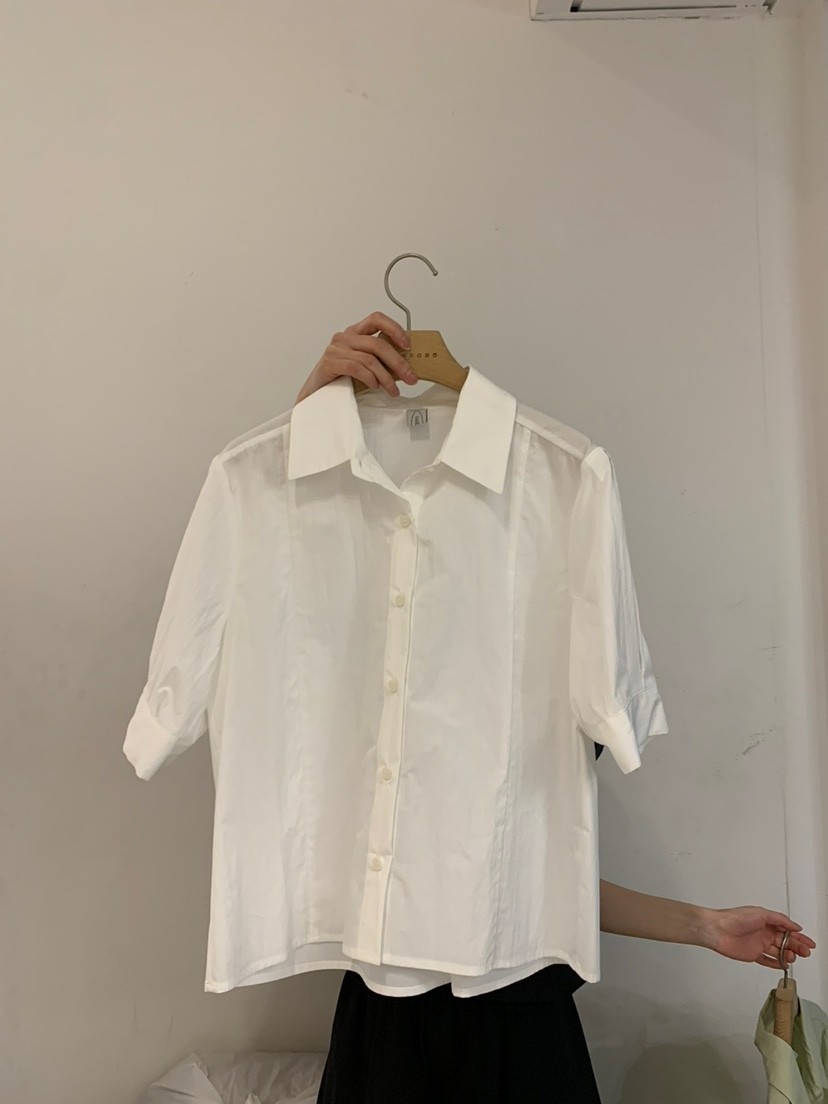 GAMDONG韓國直郵㊣女裝新品時尚25春夏熱賣休閑人氣襯衫蕾絲衫GAMDONG襯衫/蕾絲衫