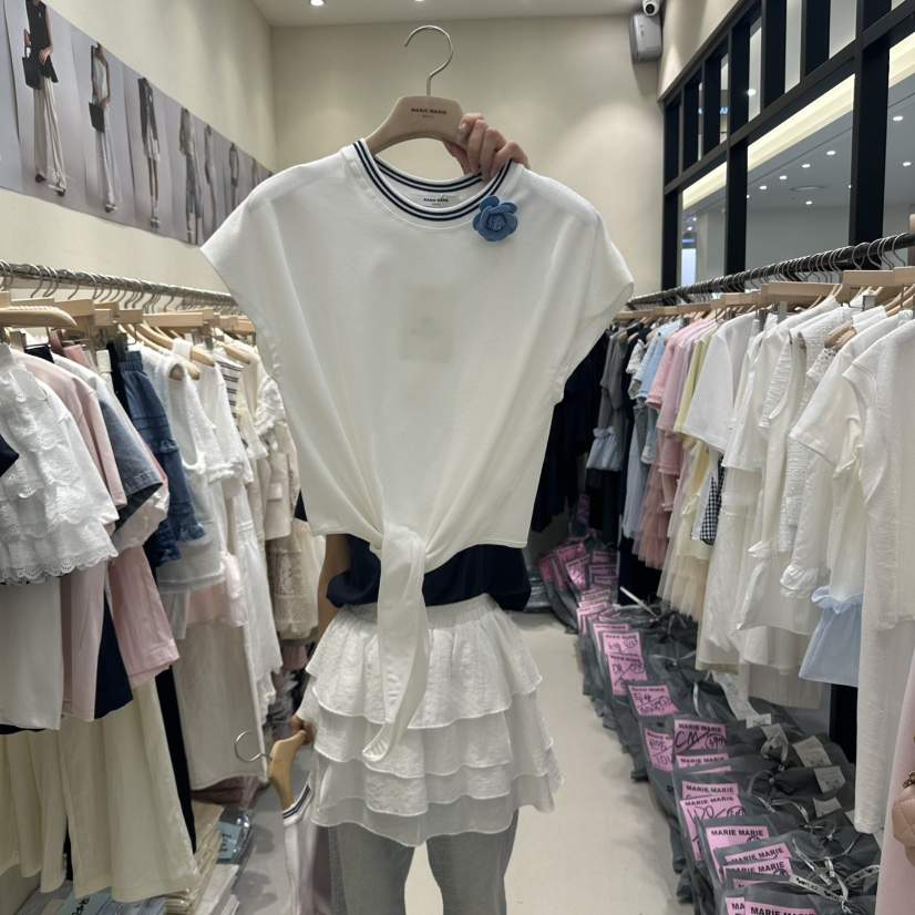 MARIE MARIE韓國直郵㊣女裝新品熱賣25春夏人氣休閑時尚T恤MARIE MARIET恤