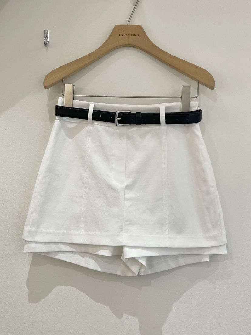 OBSESS韓國㊣直郵東大門代購女裝新品時尚休閑人氣裙褲含腰帶OBSESS/EARLY BIRD裙褲