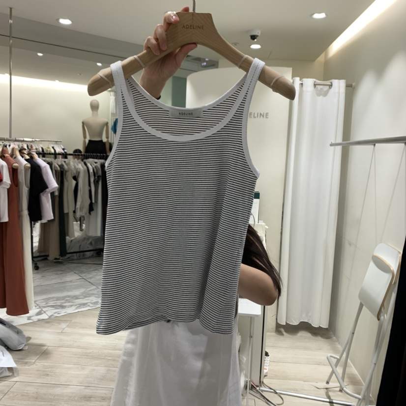 ADELINE韓國直郵㊣東大門實拍女裝新品人氣休閑推薦吊帶背心ADELINE吊帶/背心