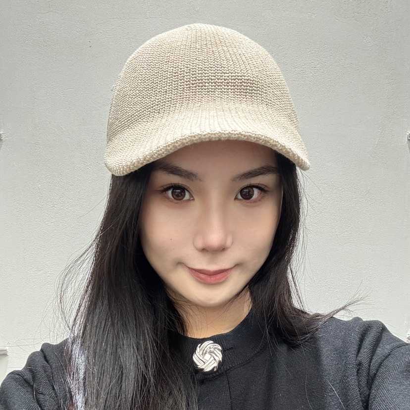 THE HAT-P韓國㊣直郵東大門代購女裝新品25春夏時尚帽子羅紋THE HAT帽子