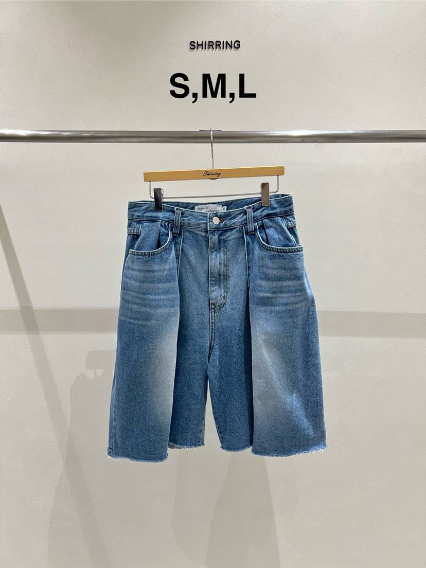 SHIRRING韓國㊣直郵東大門代購女裝新款時尚熱賣人氣休閑短褲SHIRRING短褲