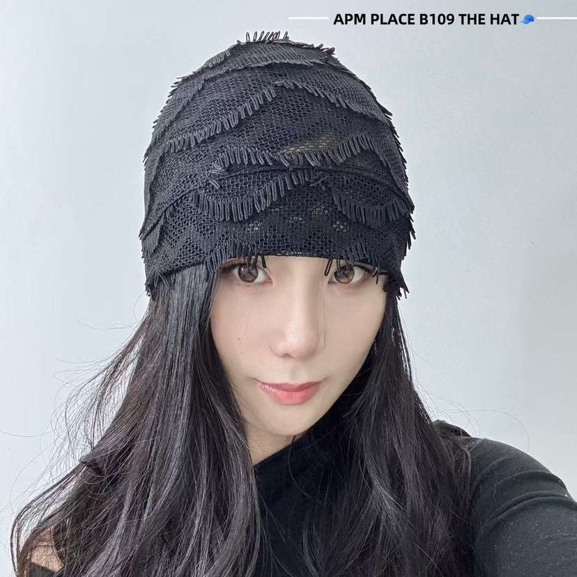 THE HAT-P韓國直郵㊣女裝新品休閑時尚推薦25春夏帽子蕾絲THE HAT帽子
