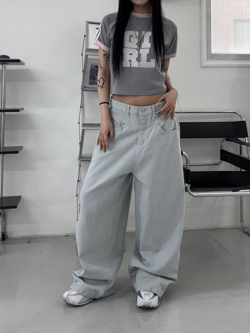SEEOT韓國直郵㊣東大門實拍女裝新品熱賣人氣時尚休閑休閑褲GGD休閑褲