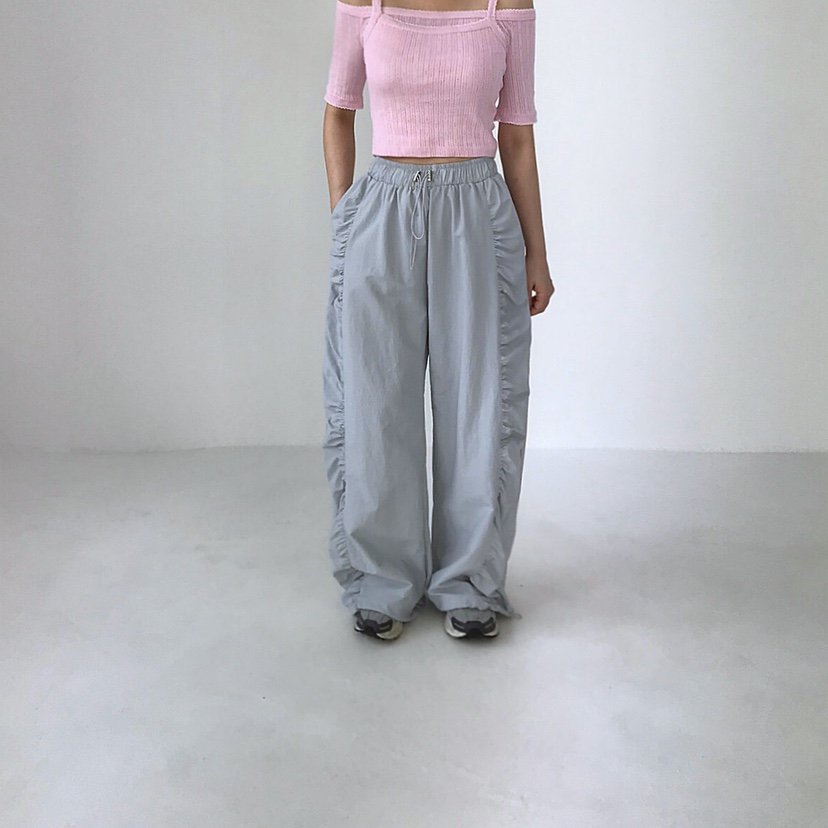 2TWO MOON韓國㊣直郵東大門代購女裝新品推薦人氣25春夏休閑褲2TWO MOON休閑褲