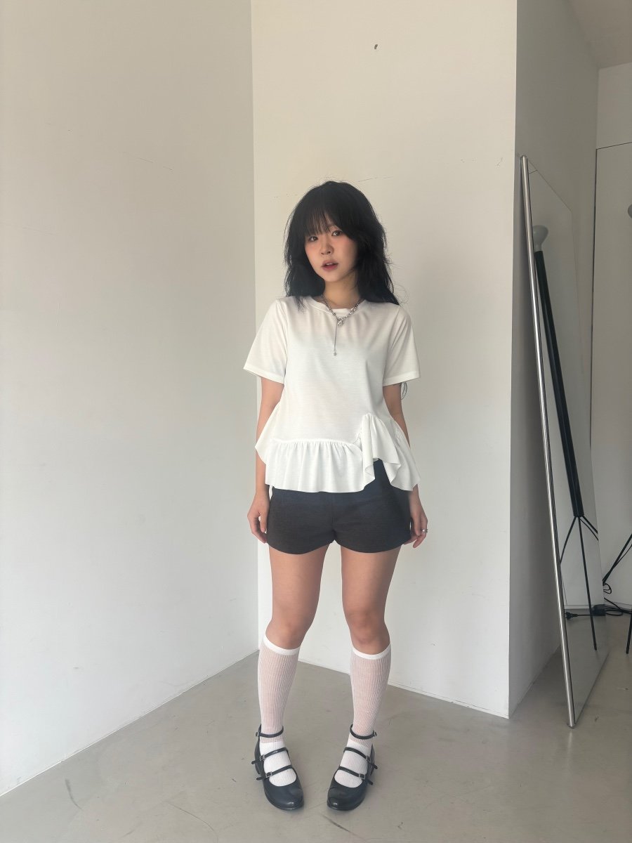 SHOTGUN韓國㊣直郵東大門代購女裝新品熱賣時尚25春夏推薦T恤SHOTGUNT恤