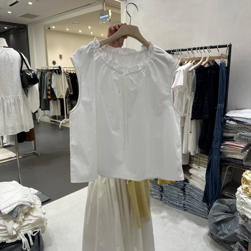 AURA直郵韓國代購㊣女裝新款25春夏休閑人氣推薦時尚吊帶背心Au ra吊帶/背心