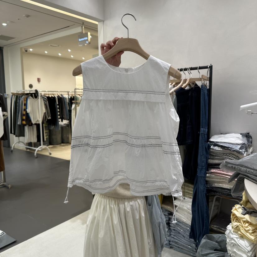 AURA直郵韓國代購㊣女裝新款休閑推薦人氣25春夏時尚吊帶背心Au ra吊帶/背心