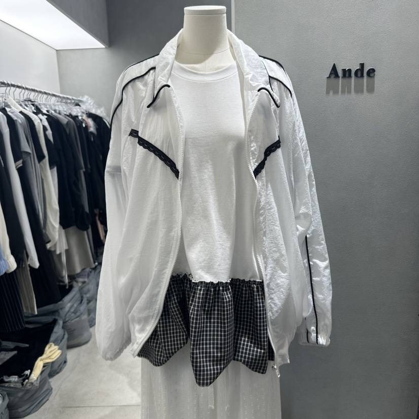 ANDE韓國㊣直郵東大門代購女裝新款休閑人氣25春夏夾克不含內搭ANDE夾克
