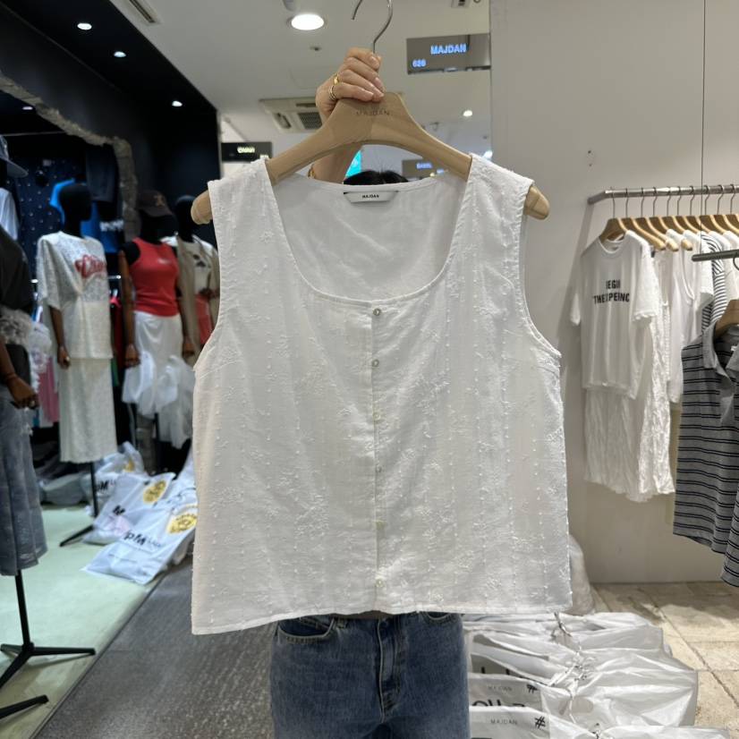 MAJDAN直郵韓國代購㊣女裝新款25春夏推薦休閑人氣吊帶背心MAJDAN吊帶/背心