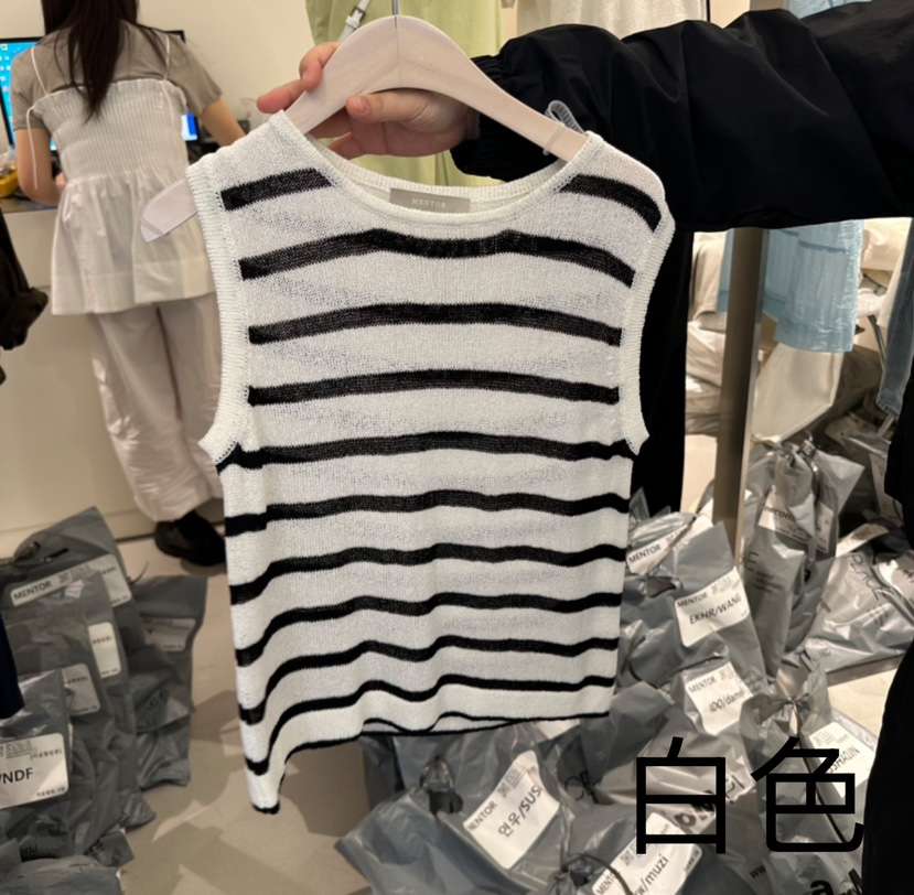 MENTOR韓國直郵㊣女裝新款時尚人氣熱賣25春夏休閑吊帶背心MENTOR吊帶/背心