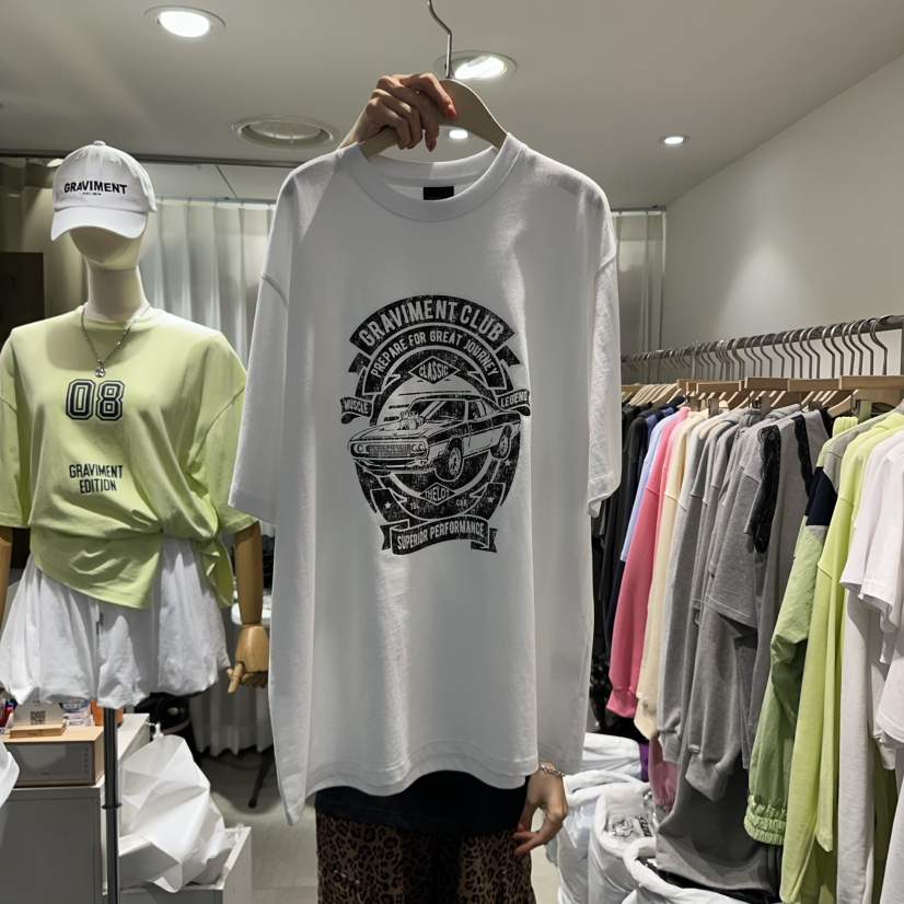 THE LOT直郵韓國代購㊣女裝新品時尚推薦休閑人氣熱賣25春夏T恤THE LOT/	LOTT恤