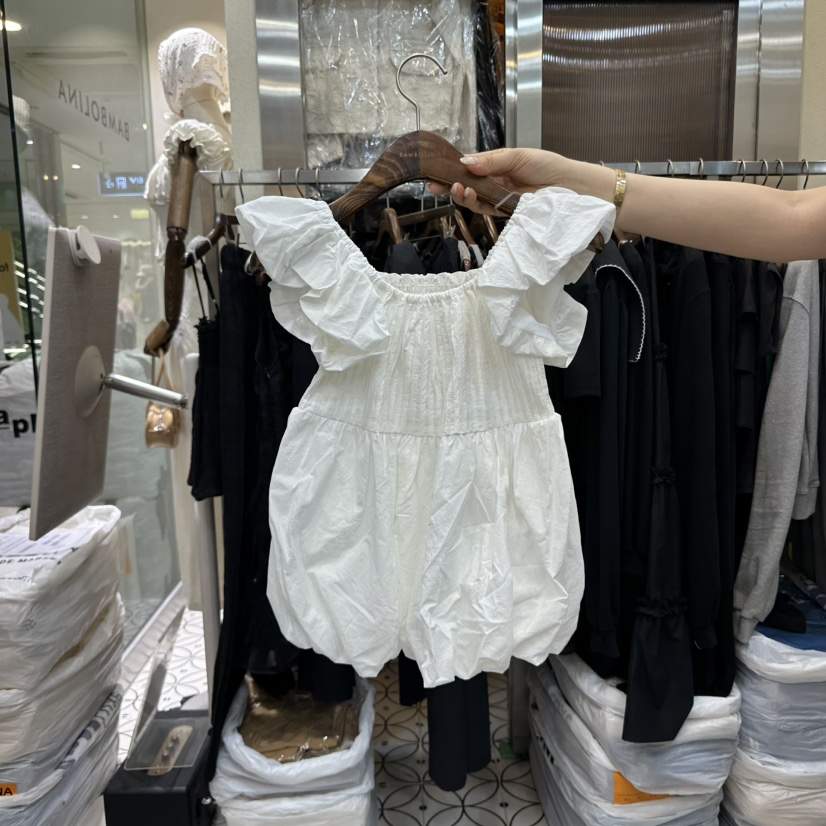 BAMBOLINA直郵韓國代購㊣女裝新品25春夏推薦人氣襯衫蕾絲衫BAMBOLINA襯衫/蕾絲衫