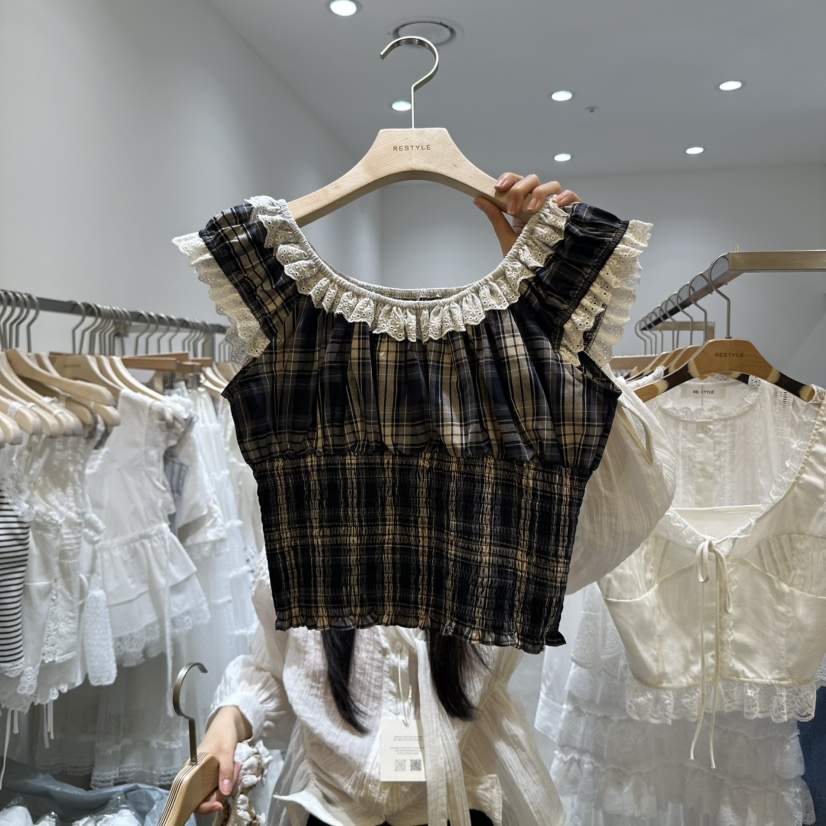 RE STYLE-Q直郵韓國代購㊣女裝新款25春夏推薦休閑吊帶背心RE STYLE吊帶/背心