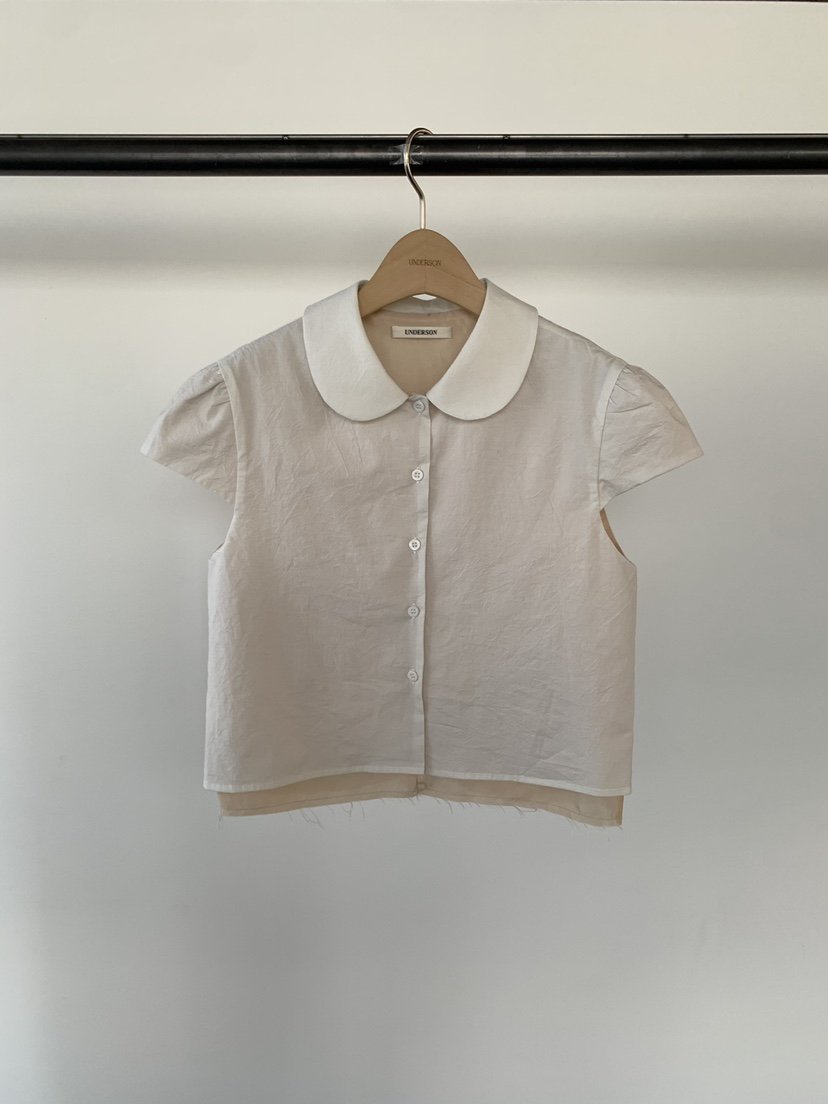 UNDERSON直郵韓國代購㊣女裝新品推薦25春夏熱賣襯衫蕾絲衫UNDERSON襯衫/蕾絲衫