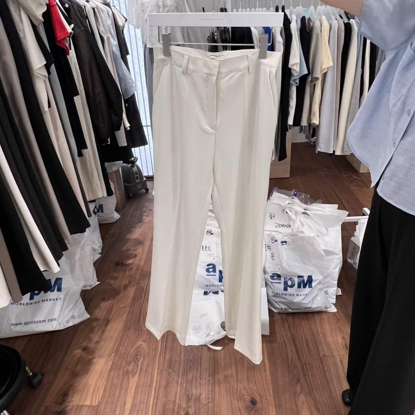 UNDERSTANDING韓國直郵㊣女裝新品熱賣25春夏休閑褲修身喇叭UNDERSTANDING休閑褲