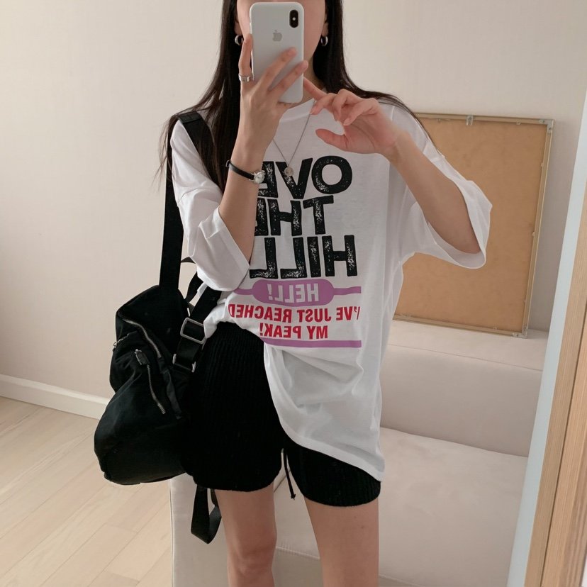 FROMJINI韓國直郵㊣女裝新品熱賣25春夏推薦人氣時尚休閑T恤FROMJINIT恤