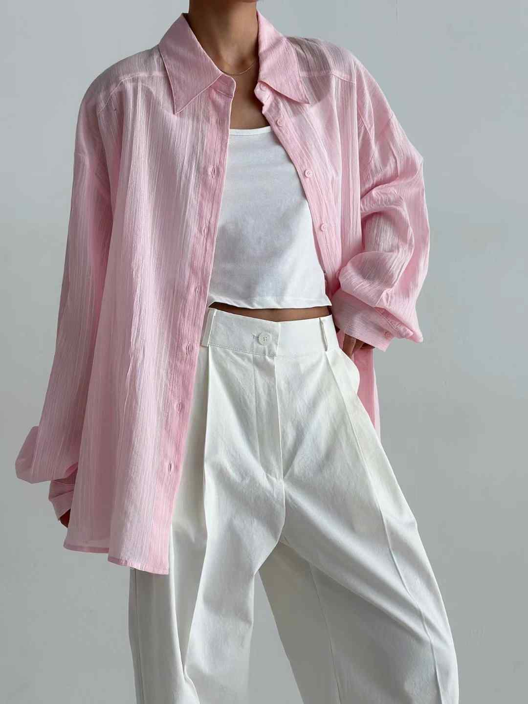 ALICE S CLOSET韓國直郵㊣女裝新品人氣推薦25春夏襯衫蕾絲衫ALICE S CLOSET襯衫/蕾絲衫