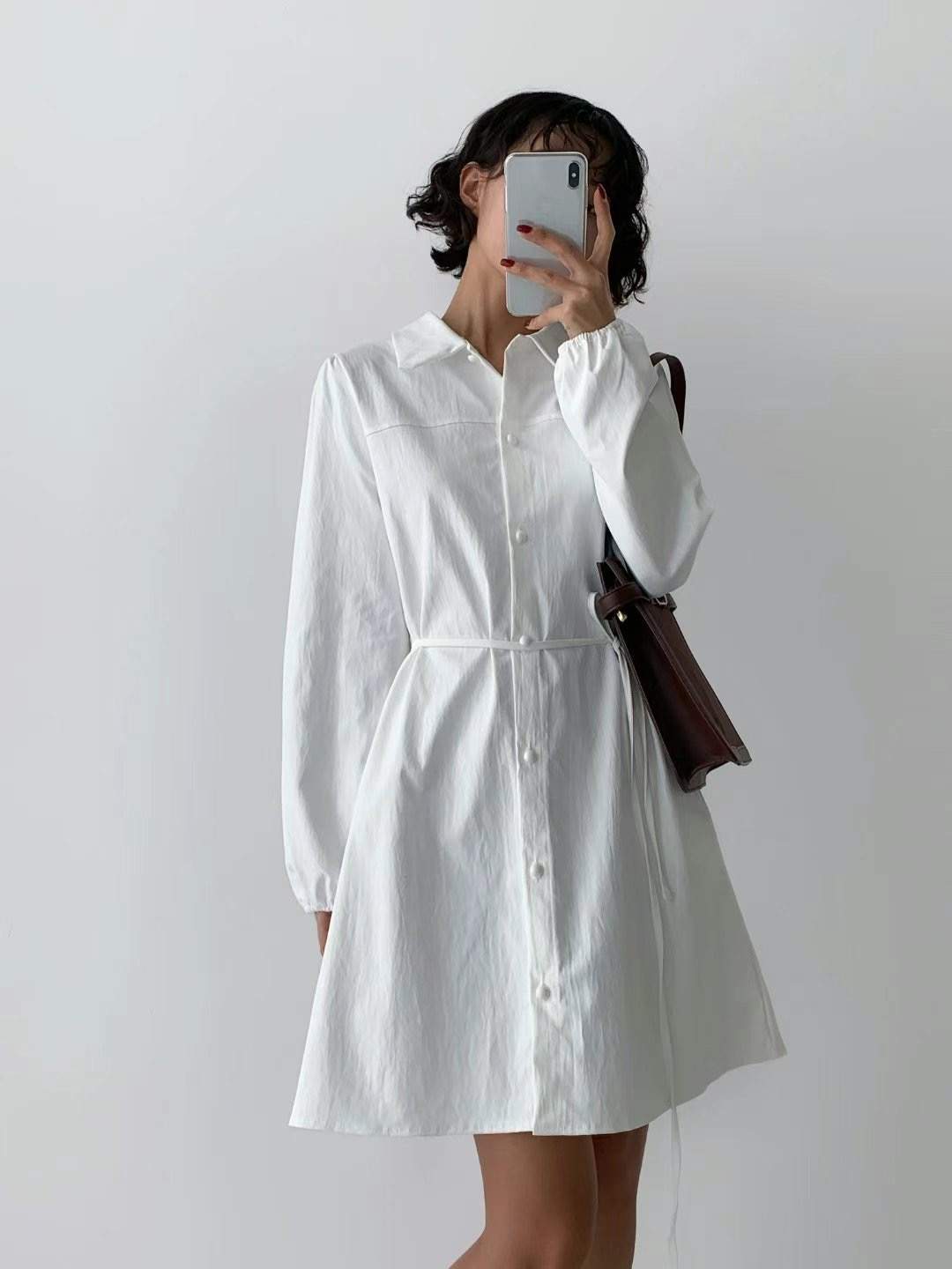 ALICE S CLOSET直郵韓國代購㊣女裝新品人氣連衣裙含腰繩ALICE S CLOSET連衣裙