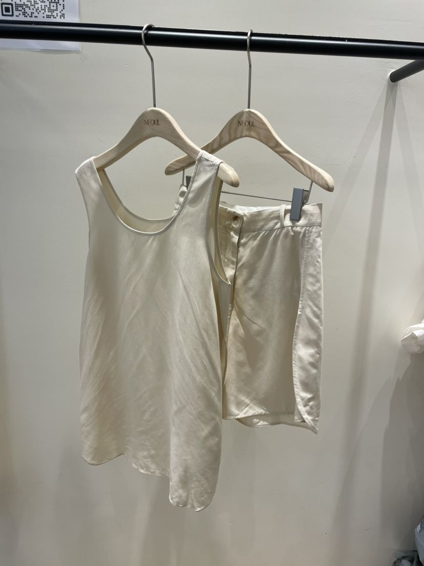 NEOUL韓國直郵㊣女裝新品25春夏熱賣推薦人氣休閑時尚套裝NEOUL/ahin雙領標簽套裝