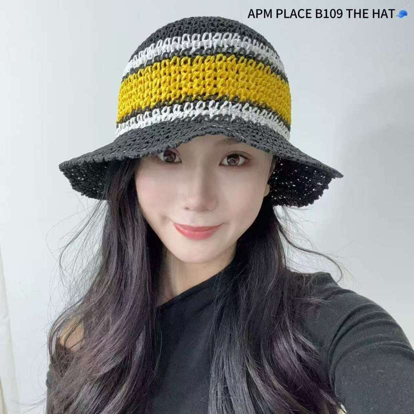 THE HAT-P韓國㊣直郵東大門代購女裝新款25春夏帽子漁夫帽THE HAT帽子