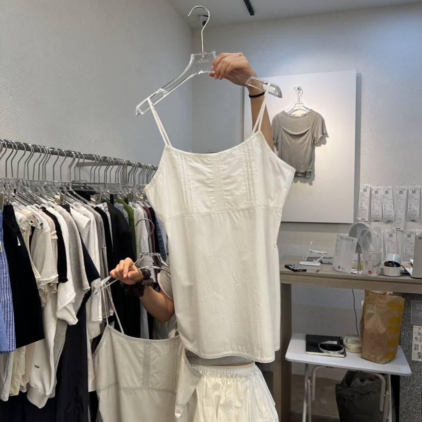 PLOVER直郵韓國代購㊣女裝新品人氣推薦25春夏熱賣吊帶背心PLO_VER吊帶/背心