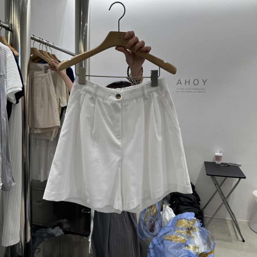AHOY韓國直郵㊣女裝新款推薦熱賣人氣休閑時尚25春夏短褲AHOY短褲