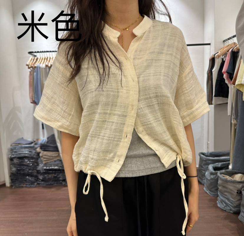 EPIC-S韓國直郵㊣東大門實拍女裝新品人氣時尚推薦襯衫蕾絲衫EPIC-S襯衫/蕾絲衫