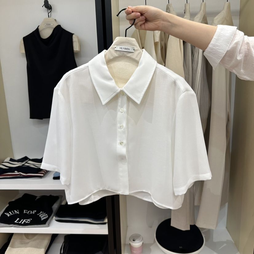 MUYBIEN直郵韓國代購㊣女裝新款25春夏熱賣人氣推薦襯衫蕾絲衫MUYBIEN襯衫/蕾絲衫