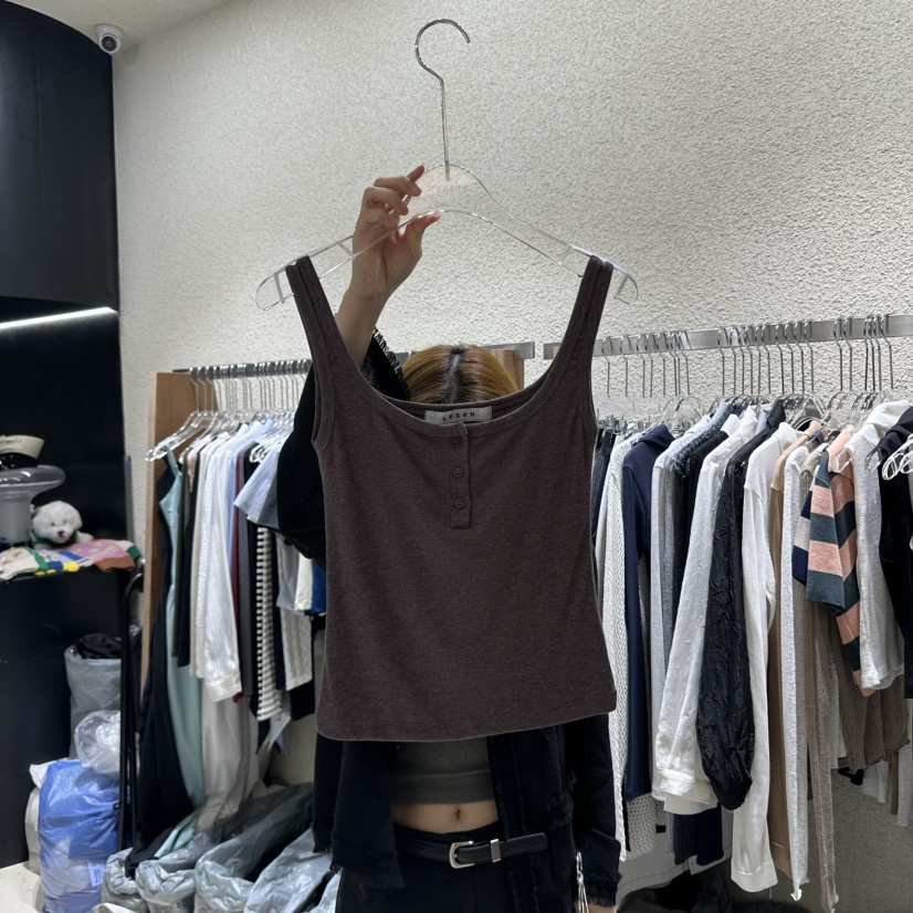 LESSEN韓國直郵㊣東大門實拍女裝新款人氣休閑時尚吊帶背心LESSEN吊帶/背心