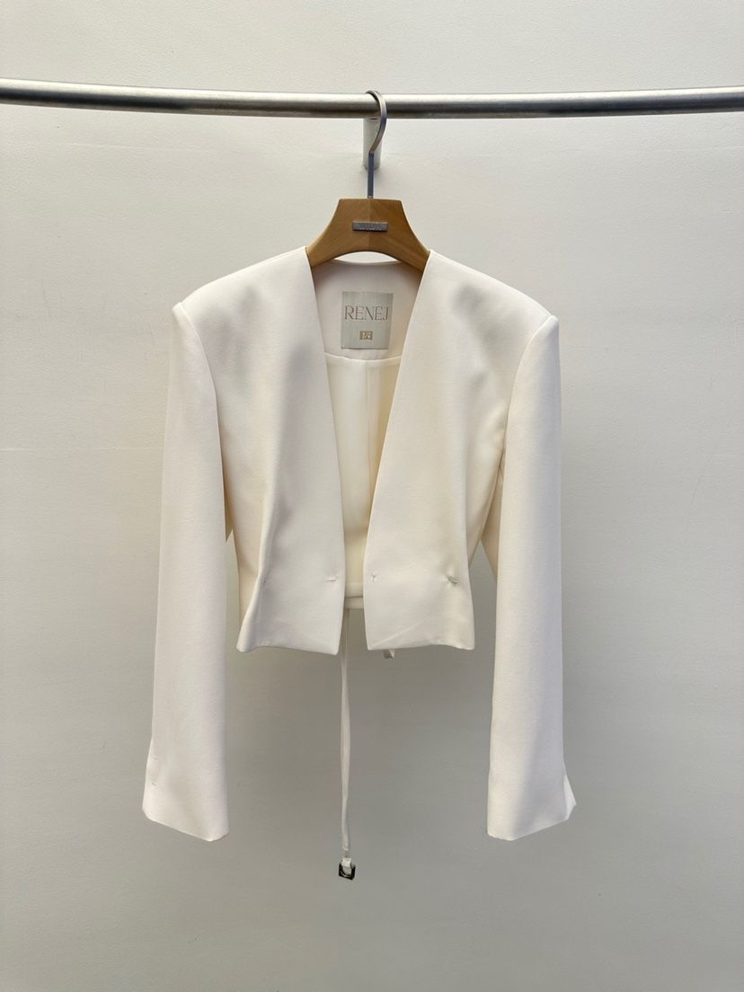 WIDA-P韓國㊣直郵東大門代購女裝新品25春夏熱賣夾克含腰繩WIDA/RENEJ夾克