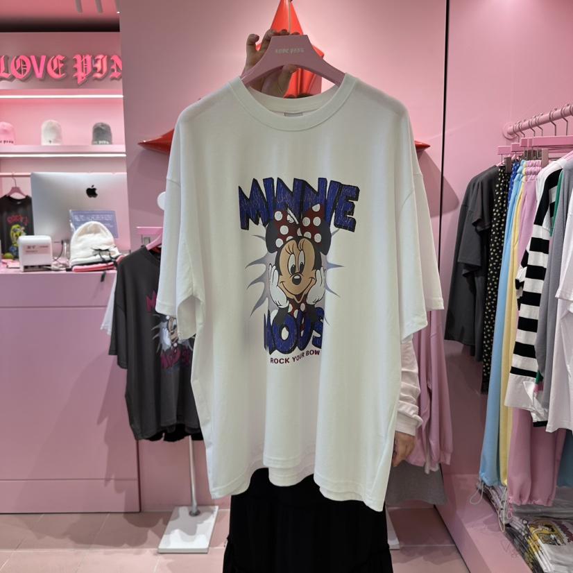 LOVE PINK韓國直郵㊣女裝新品25春夏時尚人氣休閑熱賣推薦T恤LOVE PINKT恤