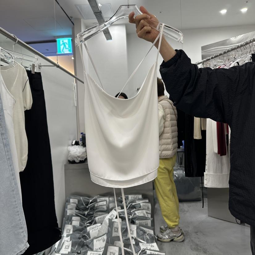 PAVEL韓國㊣直郵東大門代購女裝新品時尚人氣熱賣25春夏吊帶背心PAVEL吊帶/背心