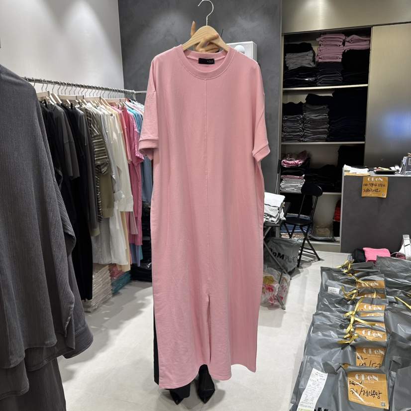 OPEN韓國直郵㊣東大門實拍女裝新品休閑人氣推薦時尚連衣裙OPEN連衣裙