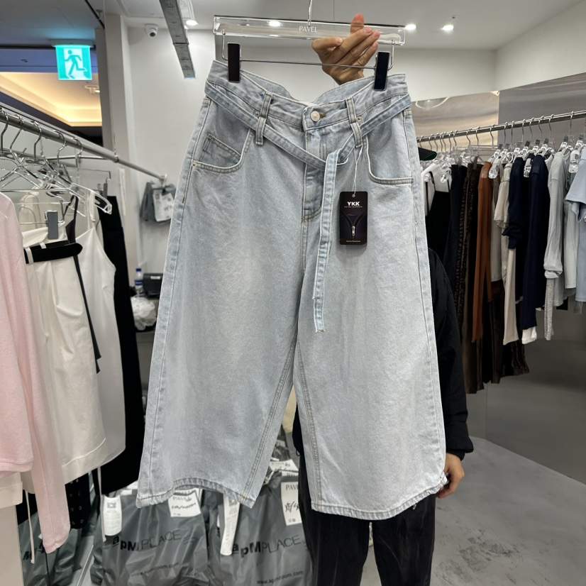 PAVEL韓國㊣直郵東大門代購女裝新品人氣推薦短褲含腰繩腰帶PAVEL短褲