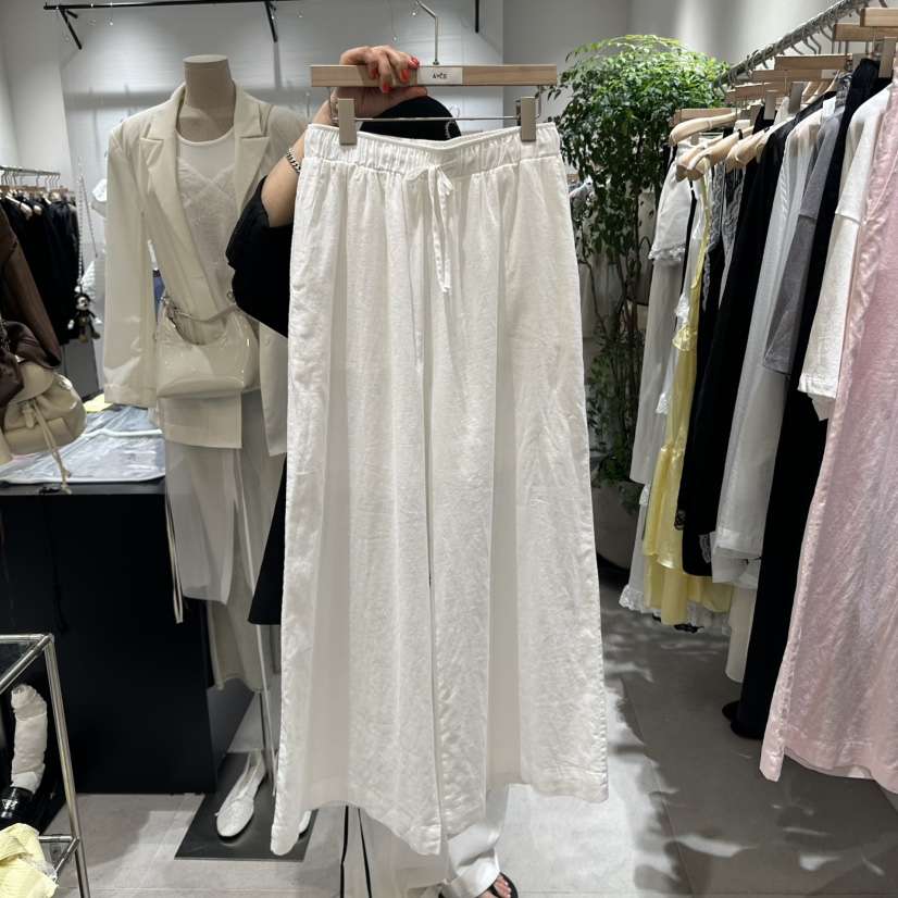 AYCE韓國直郵㊣東大門實拍女裝新品推薦熱賣休閑褲腰帶綁帶101SHOWROOM/AYCE休閑褲