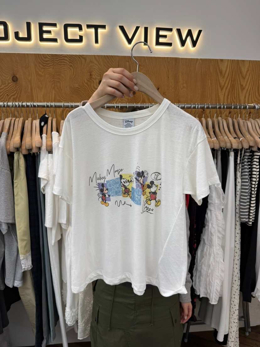 PROJECTVIEW韓國㊣直郵東大門代購女裝新品時尚人氣休閑T恤PROJECTVIEWT恤