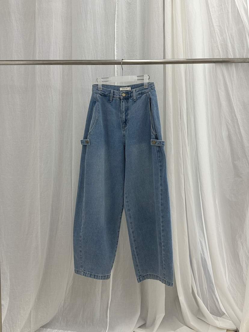 RIVER RAIN韓國㊣直郵東大門代購女裝新款熱賣牛仔褲短款紐扣RIVER RAIN牛仔褲
